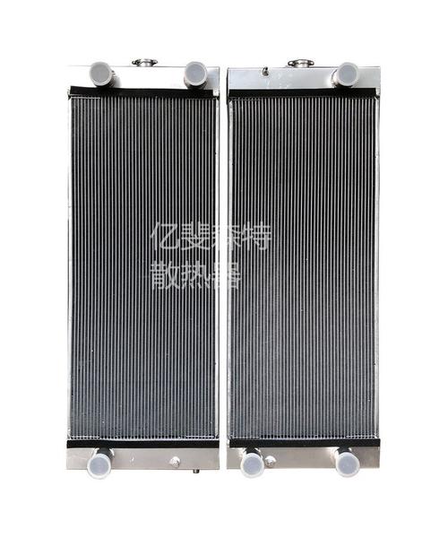 三一重工液压油散热器oem出口sy335/385铝定制挖掘机工程机械配件